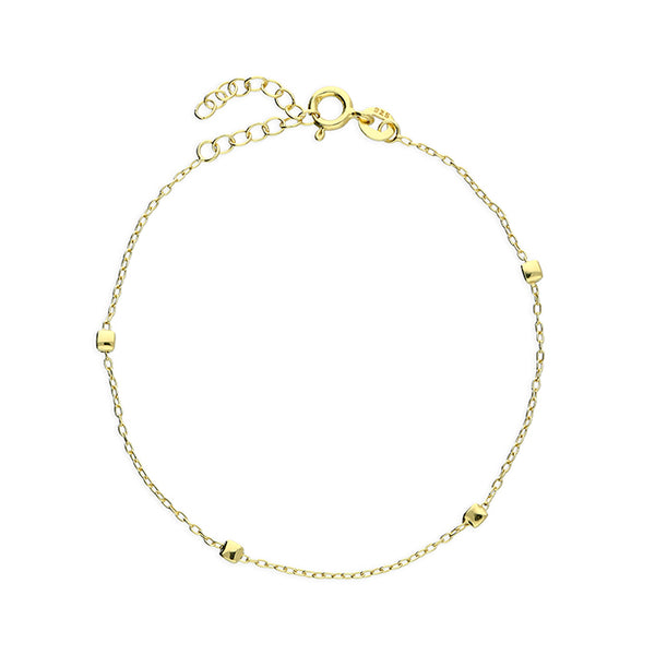 Cube Station Bead Bracelet