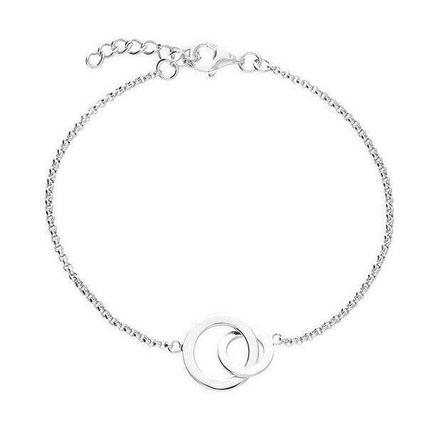 Linked double circles Bracelet