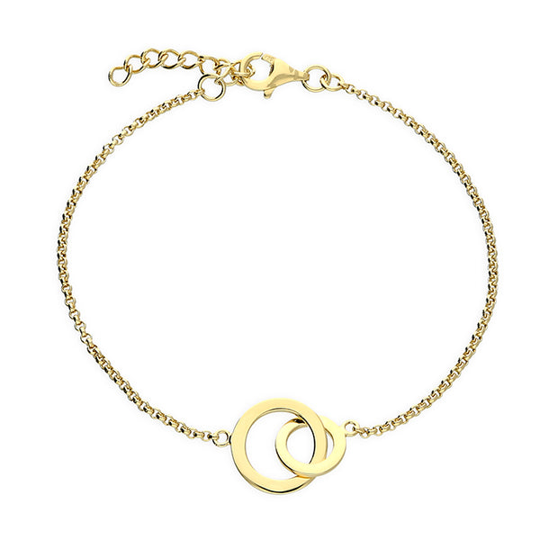 Linked double circles Bracelet