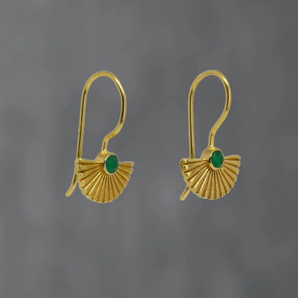 Beyond Biasa Textured Fan Earrings
