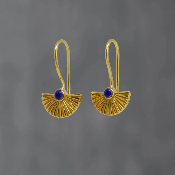 Beyond Biasa Textured Fan Earrings