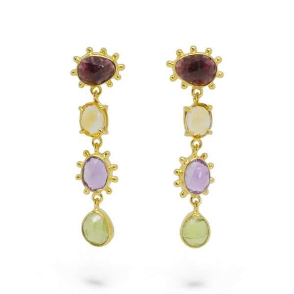 Beyond Biasa Gemstone Bodhi Earrings
