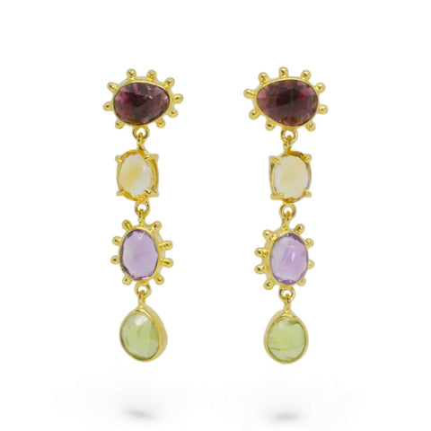 Beyond Biasa Gemstone Bodhi Earrings