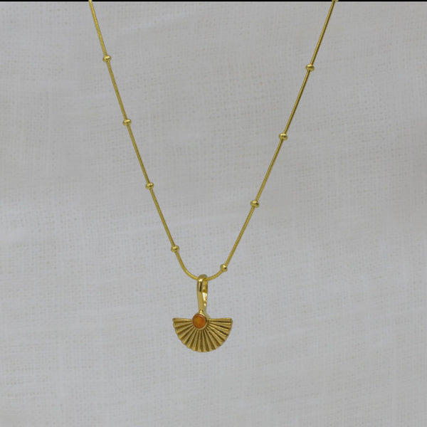 Beyond Biasa Textured Fan Pendant