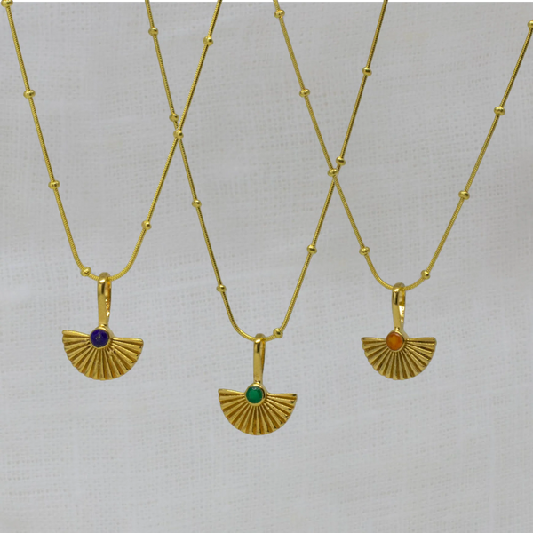Beyond Biasa Textured Fan Pendant