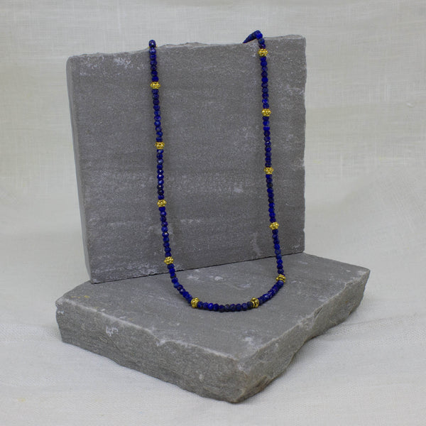 Beyond Biasa Dainty and Faceted Gemstone Beaded Necklace