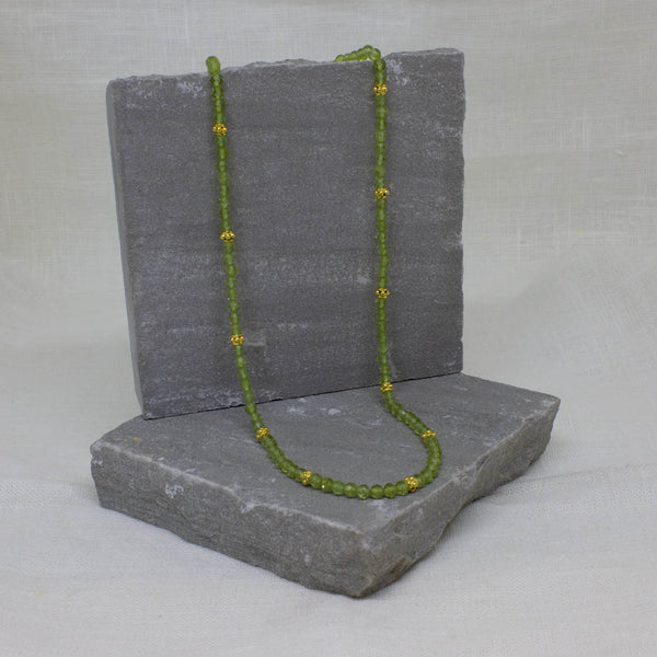 Beyond Biasa Dainty and Faceted Gemstone Beaded Necklace