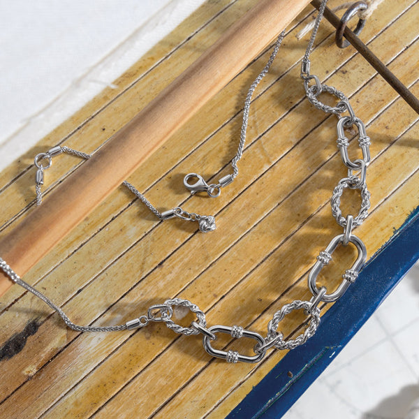 Kit Heath Marina Rope Link Duo Graduated 18" Necklet