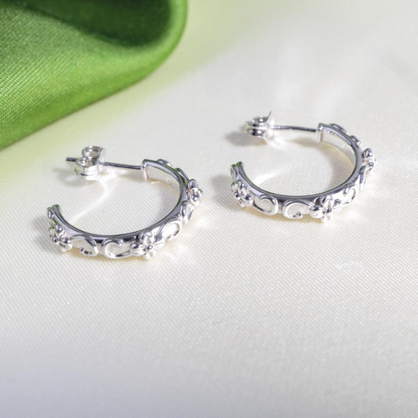 Kit Heath Blossom Flyte Honey Flower Hoop Earrings