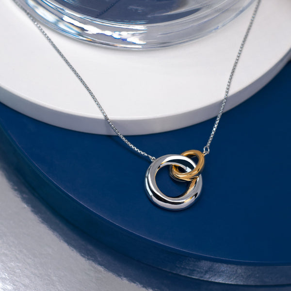 Kit Heath Bevel Interlocking Circles Necklace