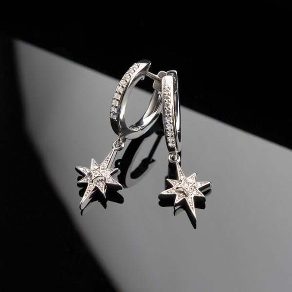 Kit Heath Céleste North Star Hoop Earrings