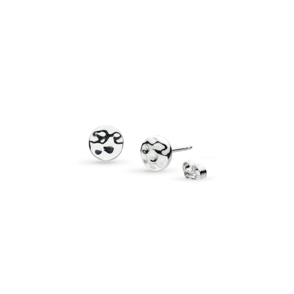 Kit Heath Mirage Reflect Golden Round Disc Stud Earrings