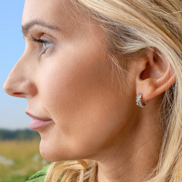 Kit Heath Blossom Flyte Honey Flower Chunky Hoop Earrings