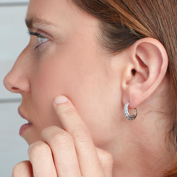 Kit Heath Marina Rope Band Hoop Earrings