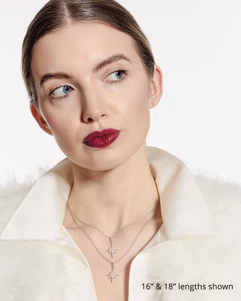 Kit Heath Céleste North Star Golden Two-Tone Midi Necklace