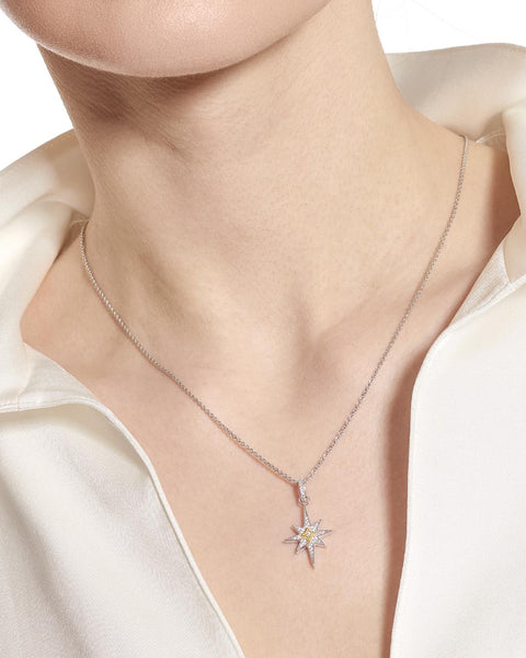Kit Heath Céleste North Star Golden Two-Tone Midi Necklace