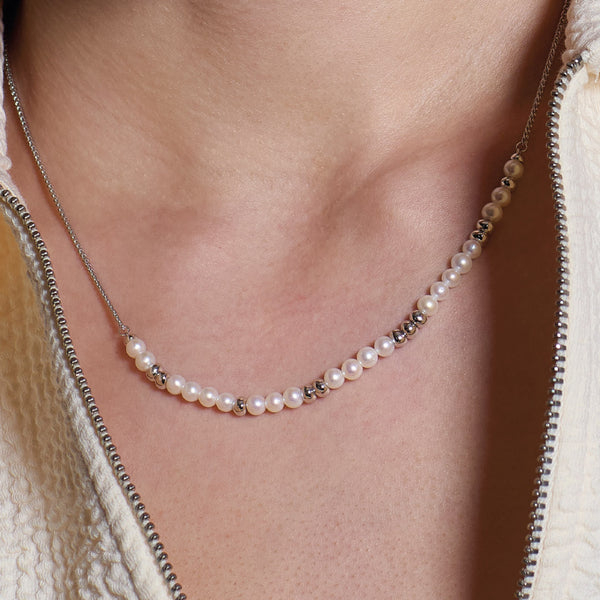 Kit Heath Coast Tumble Pearl FP Beaded Necklace