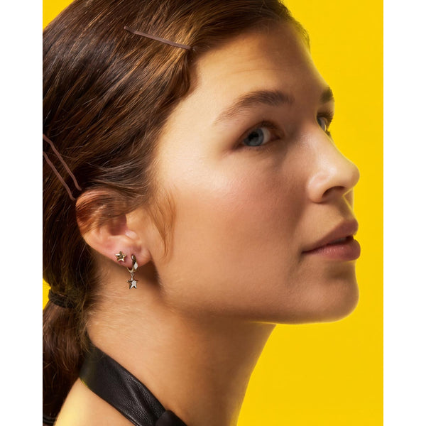 Rox Little Rock Star Hoop Drop Earrings