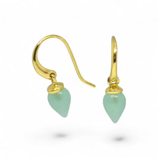 Beyond Biasa Gemstone Droplet Earrings