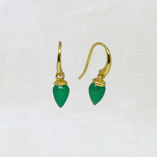 Beyond Biasa Gemstone Droplet Earrings