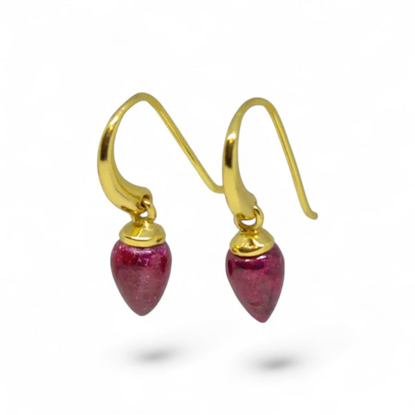 Beyond Biasa Gemstone Droplet Earrings