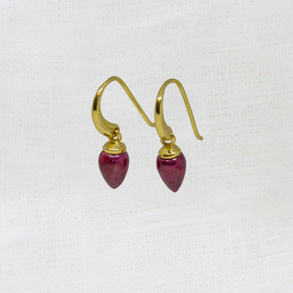 Beyond Biasa Gemstone Droplet Earrings