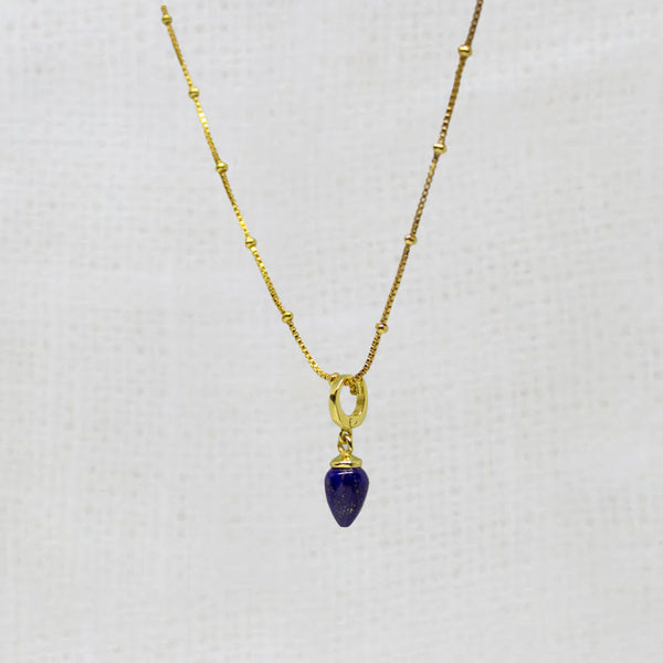Beyond Biasa Gemstone Droplet Pendant Necklace