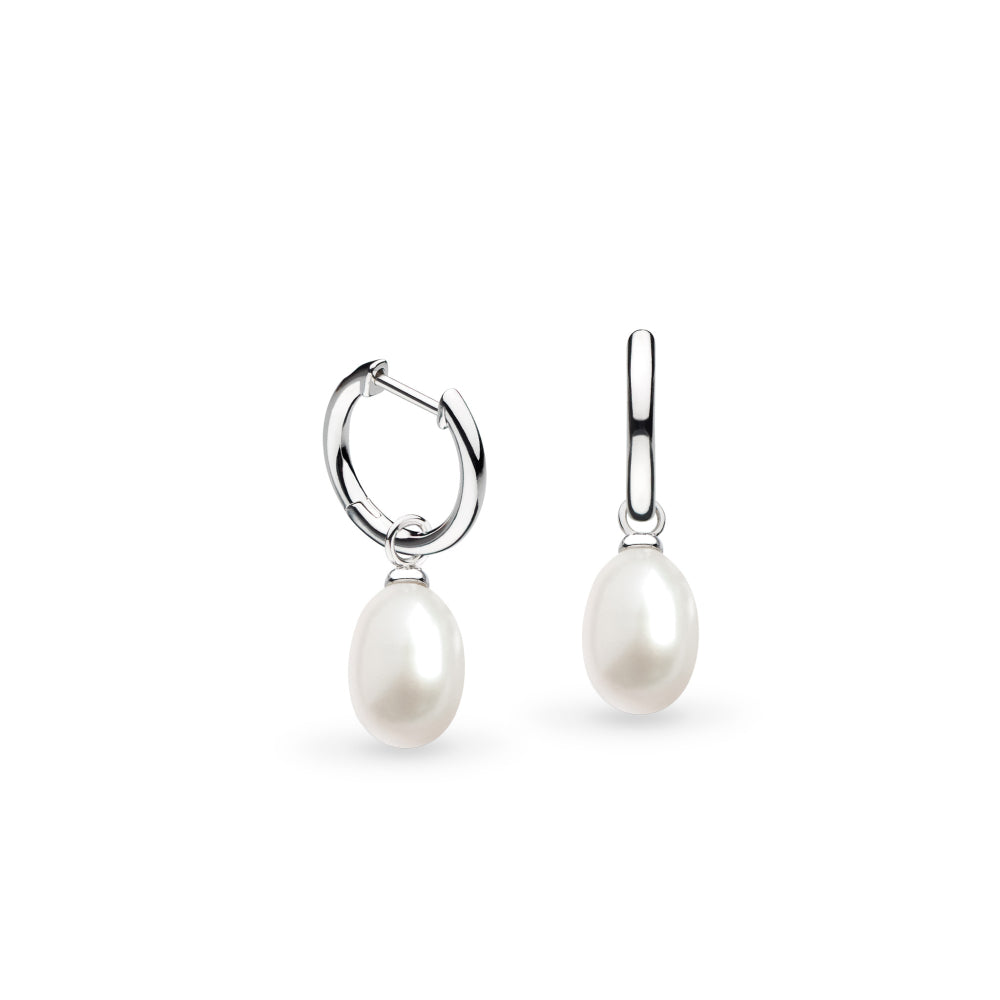 Kit Heath Revival Astoria Pearl Drop Hoop Earrings