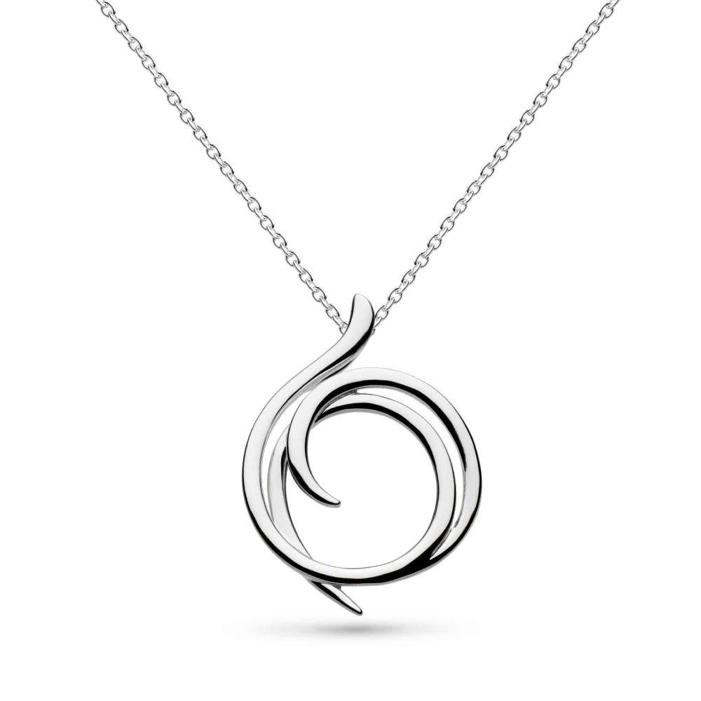 Kit Heath Sterling Silver Helix Wrap Necklace