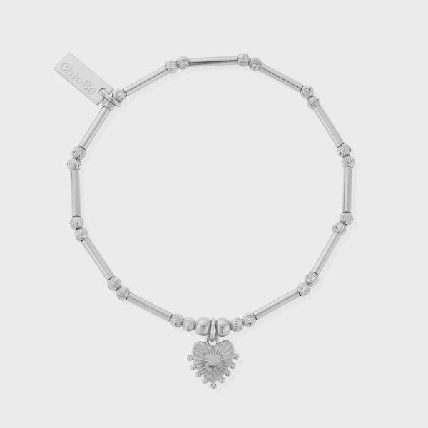 ChloBo Dainty Moon Cut Sparkle Glowing Beauty Bracelet