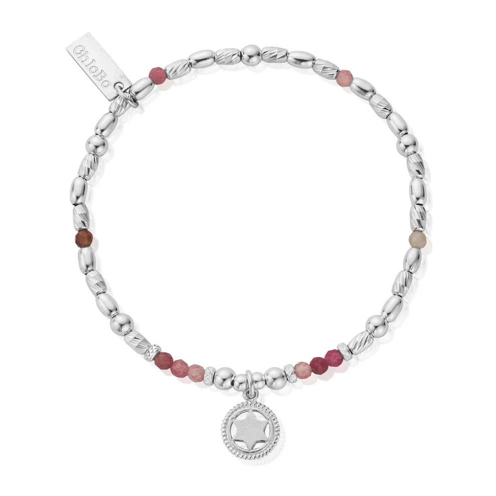 ChloBo Pink Tourmaline Heart Chakra Bracelet