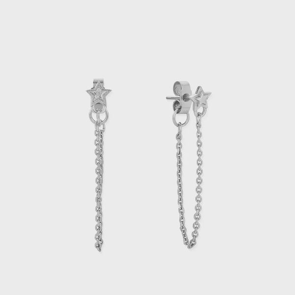 ChloBo Radiant Essence Chain Stud Earrings
