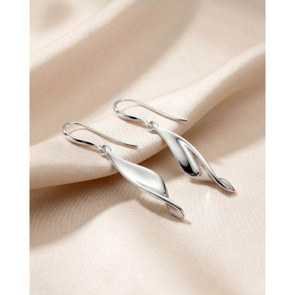 Serenity Curve Drop Earrings
