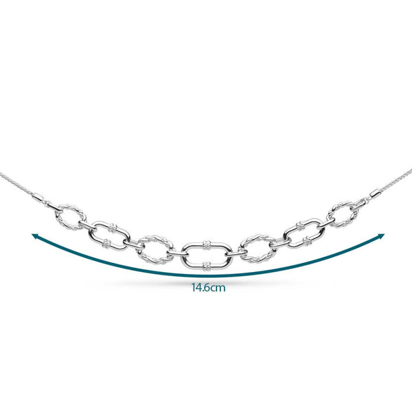 Kit Heath Marina Rope Link Duo Graduated 18" Necklet