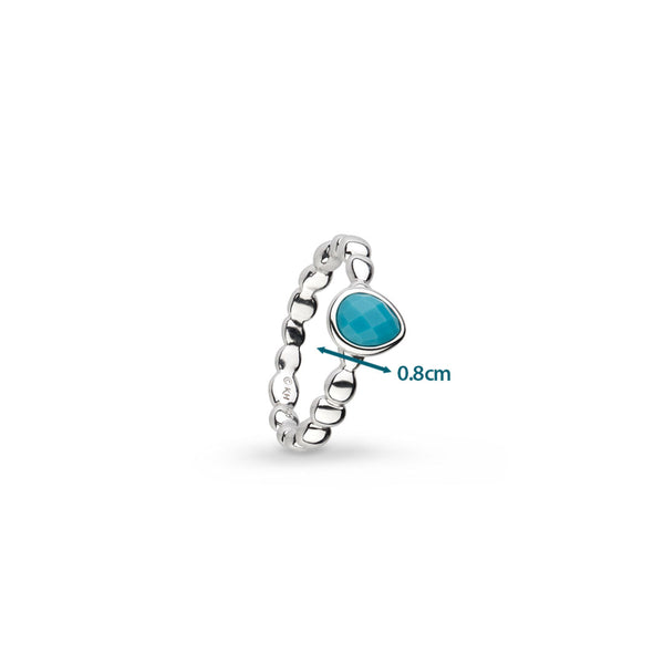 Kit Heath Coast Pebble Azure Magnesite Gemstone Ring
