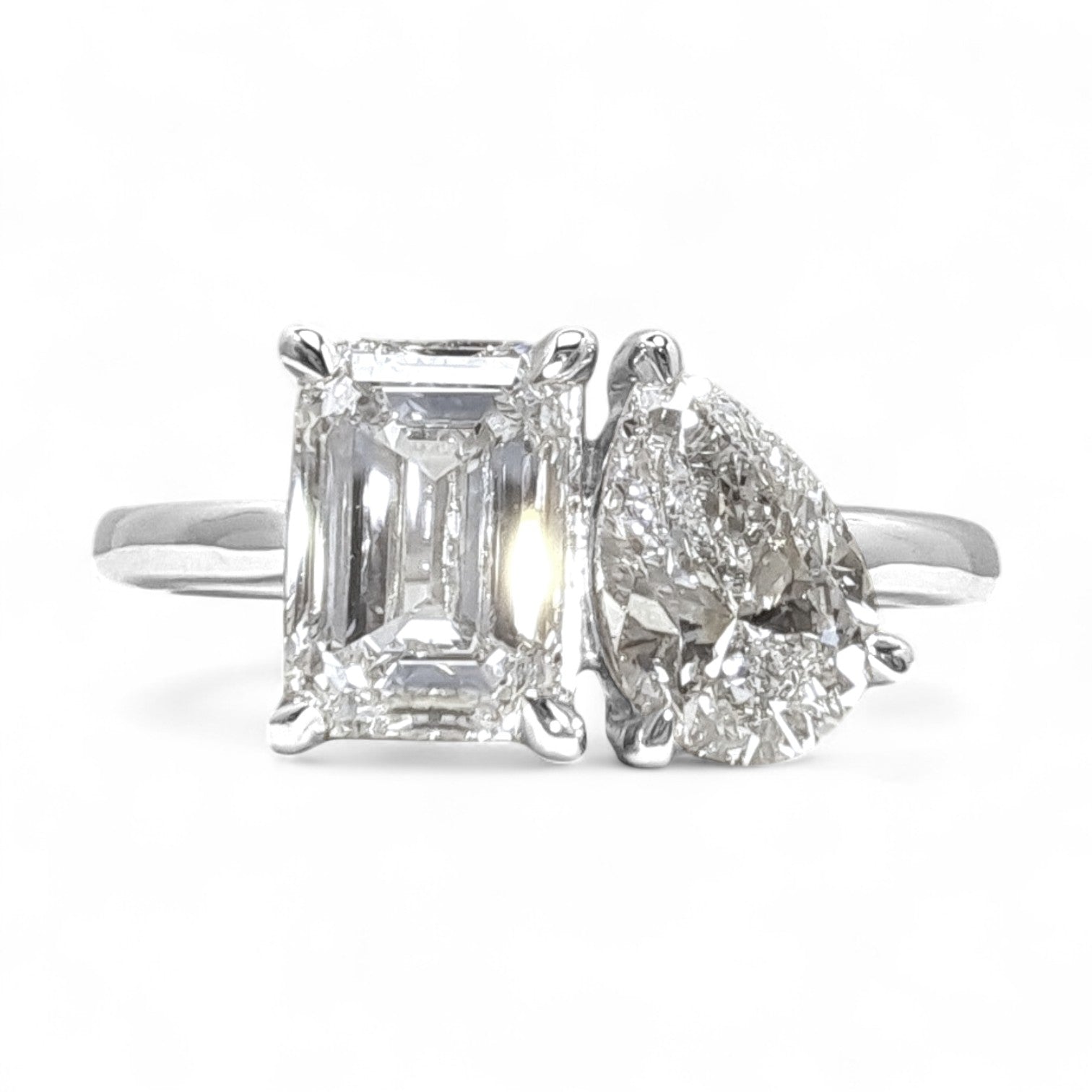 'Toi-et-Moi'  2.10ct Diamond Engagement Ring