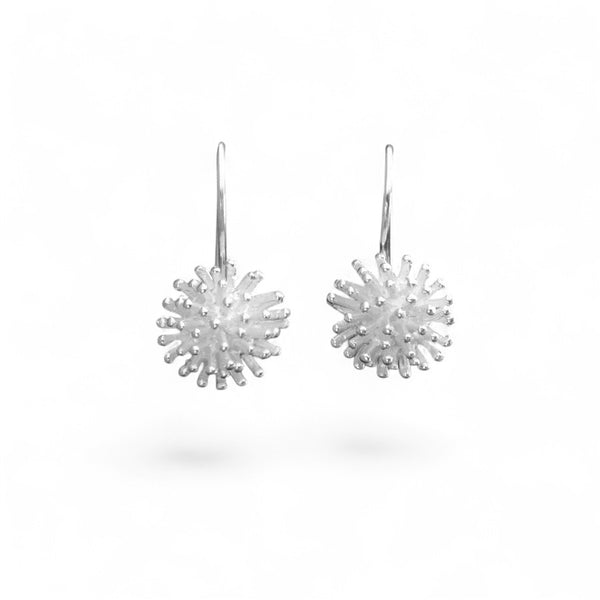 Beyond Biasa Textured Dandelion Drop Earrings