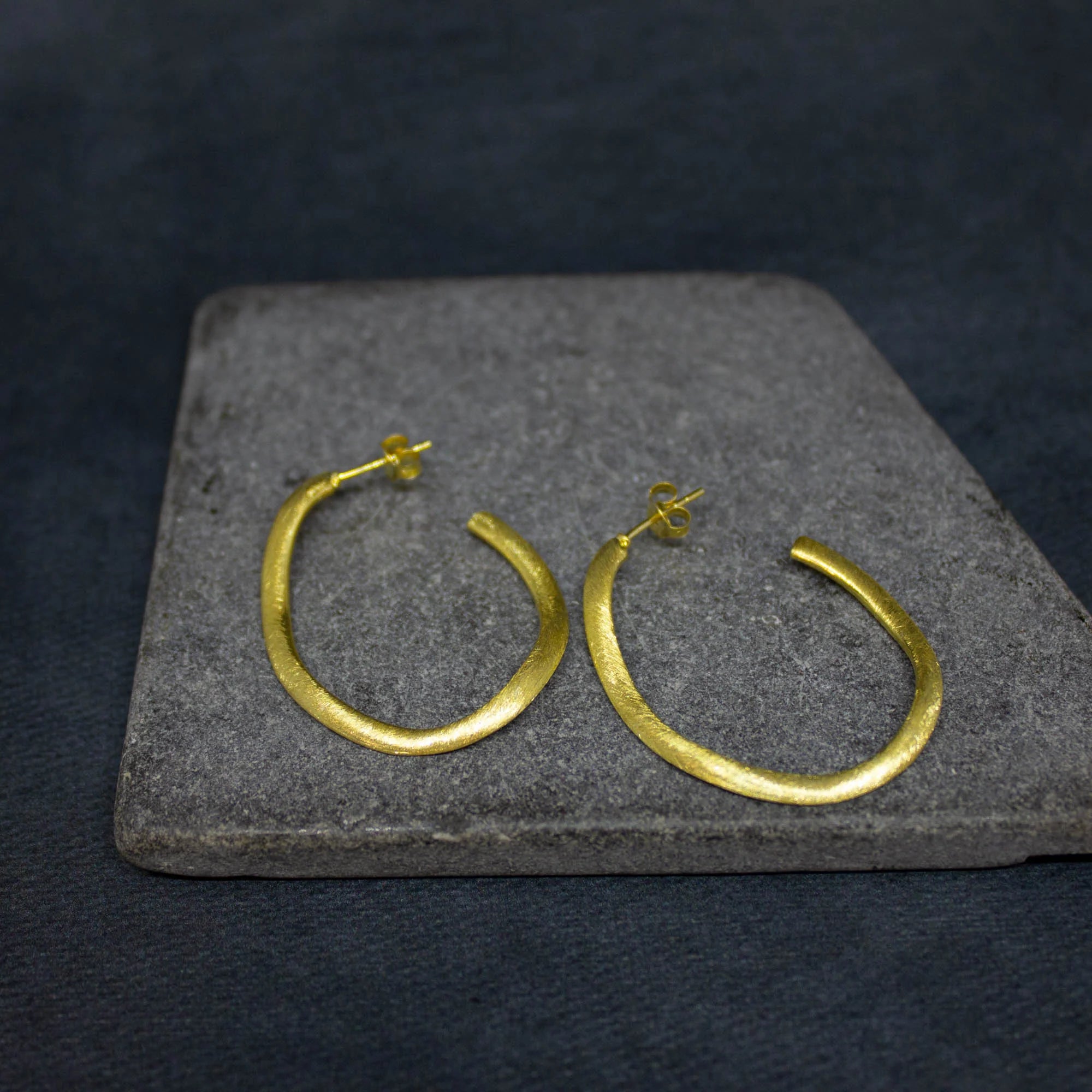 Beyond Biasa Wave Hoop Earrings