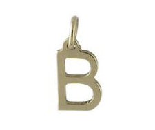 9ct Gold Letter Pendants