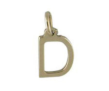 9ct Gold Letter Pendants