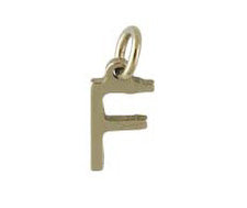 9ct Gold Letter Pendants