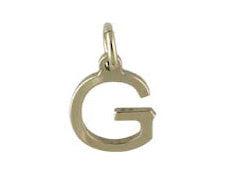 9ct Gold Letter Pendants