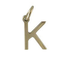 9ct Gold Letter Pendants