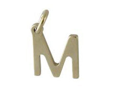 9ct Gold Letter Pendants