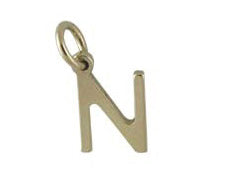 9ct Gold Letter Pendants