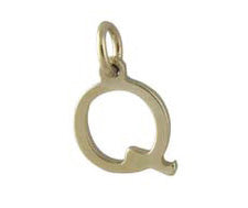 9ct Gold Letter Pendants