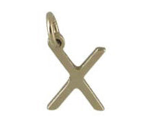 9ct Gold Letter Pendants
