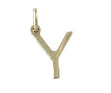 9ct Gold Letter Pendants