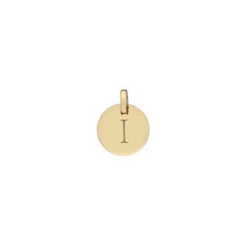 9ct Gold Disc Letter Pendants