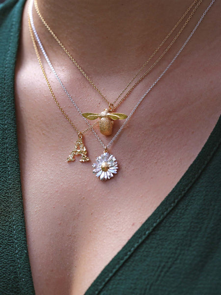 Alex Monroe Big Daisy Necklace